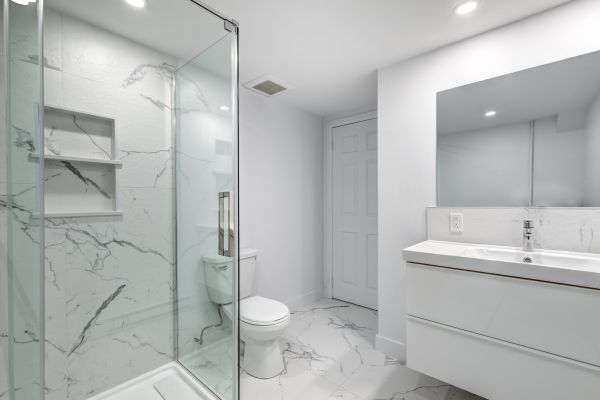 Basement Bathroom Installation in Sheboygan